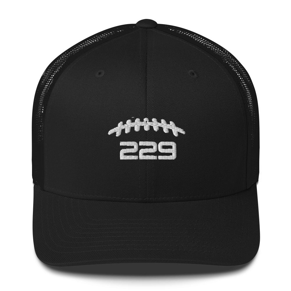 229 BlackTrucker Cap