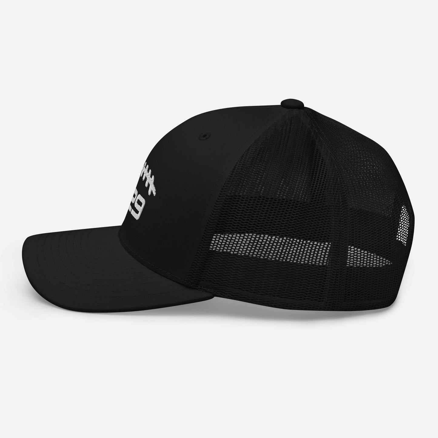 229 BlackTrucker Cap