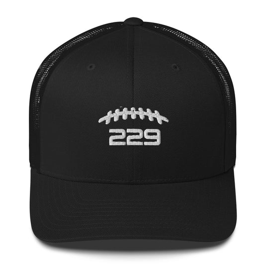 229 BlackTrucker Cap
